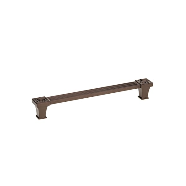 Richelieu 7-9/16 in. (192 mm) Center-to-Center Honey Bronze Transitional Drawer Pull - BP8822192HBRZ