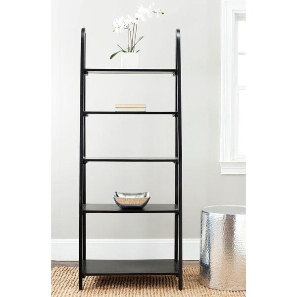 Safavieh Albert Etegere with 5 Shelves - Black - AMH6544B