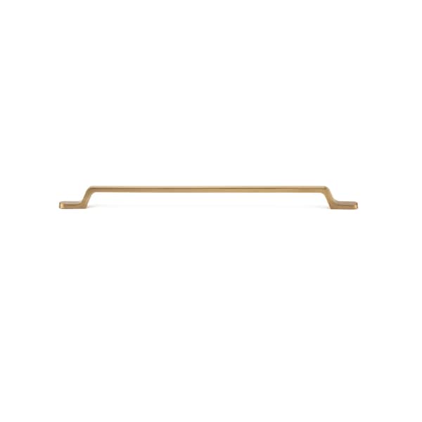 Richelieu 12 5/8 in (320 mm) Center-to-Center Aurum Brushed Gold Contemporary Cabinet Pull - BP52010320158