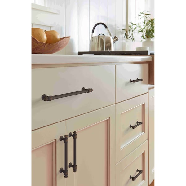 Amerock Winsome 5-1/16 in 128 mm Center-to-Center Oil Rubbed Bronze Cabinet Pull - BP36767ORB