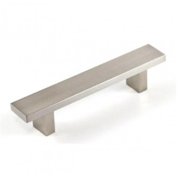 Contempo Living Contempo Living WCLW-6 6 in. Rectangular Aluminum Anodizing Stainless Steel Brushed Nickel Kitchen Cabinet Handle - WCLW-6