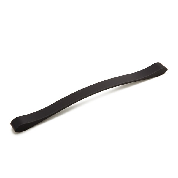 Schaub 320mm Center to Center Wave Cabinet Pull Matte Black Finish - 244-320-MB