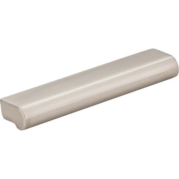 Elements By Hardware Resources 3" Center-to-Center Satin Nickel Capri Cabinet Tab Pull - 4656SN