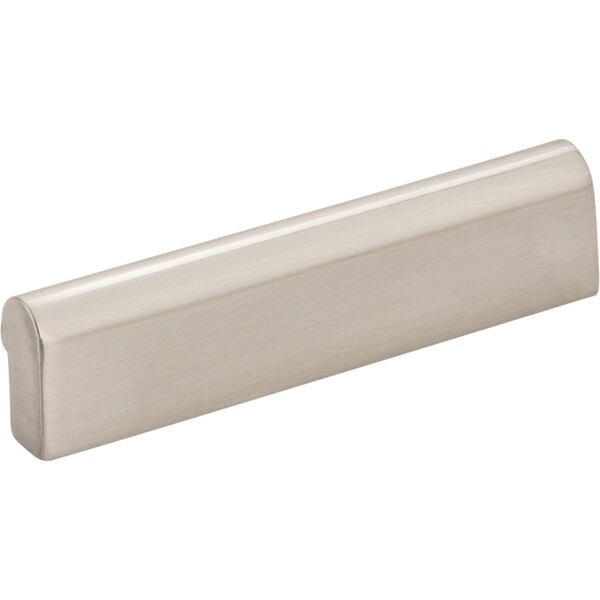 Elements By Hardware Resources 3" Center-to-Center Satin Nickel Capri Cabinet Tab Pull - 4656SN