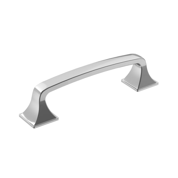 Amerock Ville 3-3/4 in 96 mm Center-to-Center Polished Chrome Cabinet Pull - BP3677526