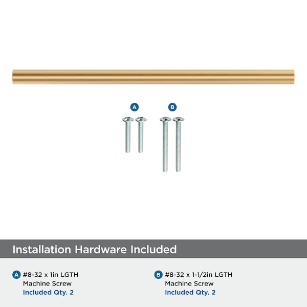 Amerock Versa 8-13/16 in 224 mm Center-to-Center Champagne Bronze Cabinet Pull - BP36915CZ