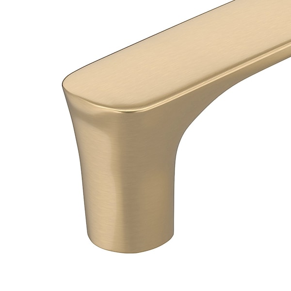 Richelieu 3 3/4-inch (96 mm) Center to Center Champagne Bronze Contemporary Cabinet Pull - BP734596CHBRZ