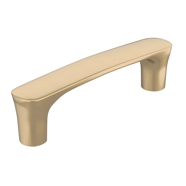 Richelieu 3 3/4-inch (96 mm) Center to Center Champagne Bronze Contemporary Cabinet Pull - BP734596CHBRZ