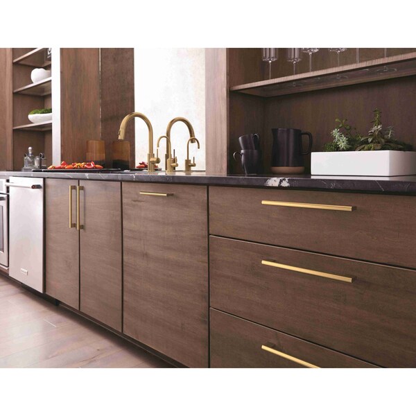 Amerock Versa 6-5/16 in 160 mm Center-to-Center Champagne Bronze Cabinet Pull - BP36914CZ