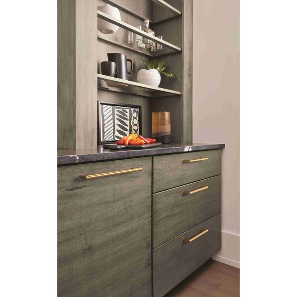 Amerock Versa 6-5/16 in 160 mm Center-to-Center Champagne Bronze Cabinet Pull - BP36914CZ