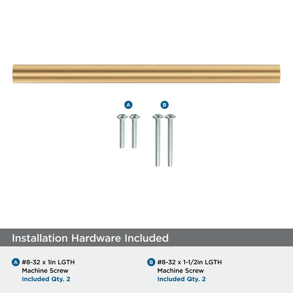 Amerock Versa 6-5/16 in 160 mm Center-to-Center Champagne Bronze Cabinet Pull - BP36914CZ