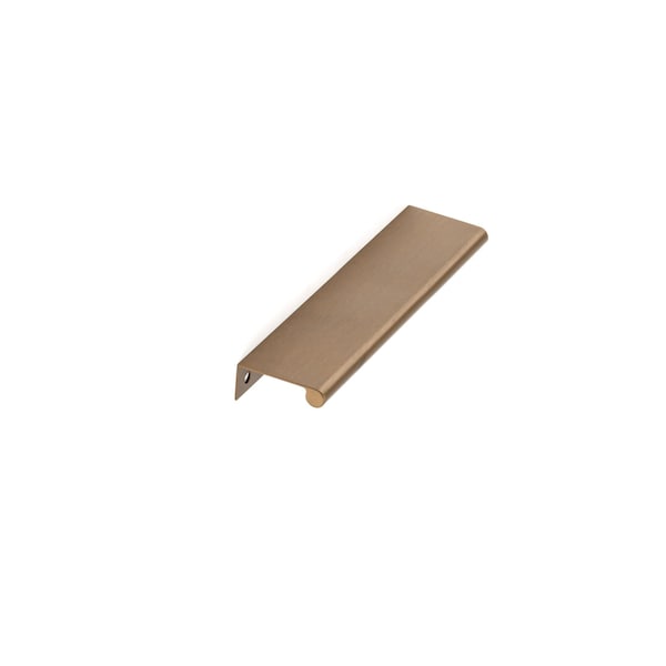 Richelieu 7 9/16-inch (192 mm) Center to Center Champagne Bronze Contemporary Edge Pull - BP9696192CHBRZ