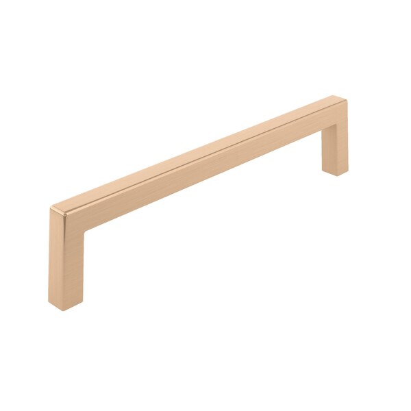Richelieu Lambton Collection 6 5/16-inch (160 mm) Champagne Bronze Modern Rectangular Cabinet Pull - BP873160CHBRZ