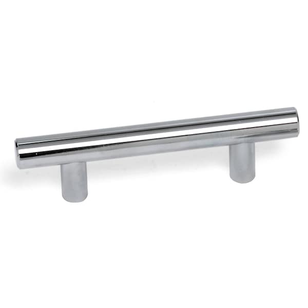 Laurey Melrose Stainless Steel T-Bar Pull, 3", 5" Overall - 89011