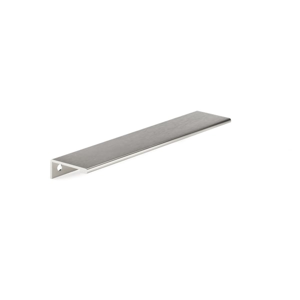 Richelieu 7 9/16 in (192 mm) Center-to-Center Stainless Steel Contemporary Drawer Edge Pull - BP9898192170