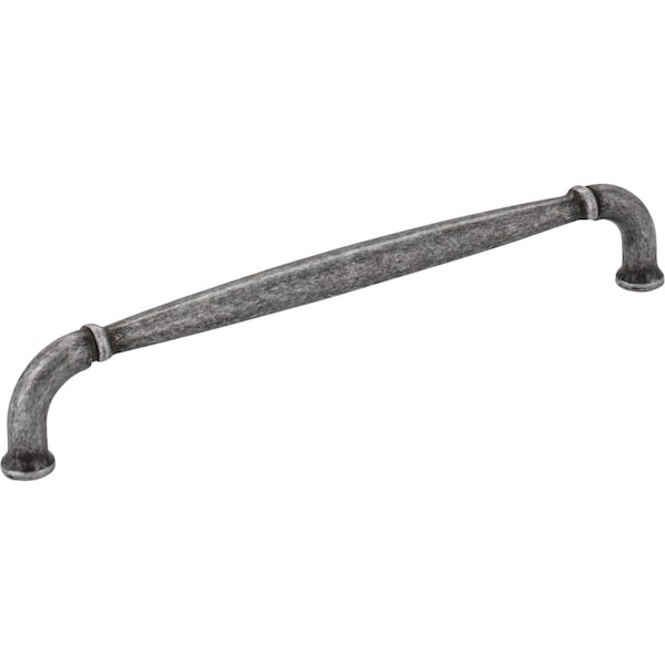 Jeffrey Alexander 160 mm Center-to-Center Distressed Antique Silver Chesapeake Cabinet Pull - 737-160SIM