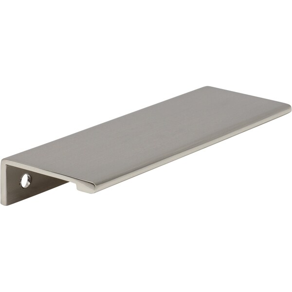 Designperfect 3-3/4'' Center-to-Center Cabinet Tab Pull, Brushed Satin Nickel, 10PK - DPA10F423SNB