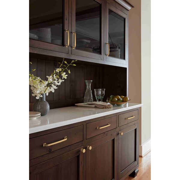 Amerock Surpass 6-5/16 in 160 mm Center-to-Center Champagne Bronze Cabinet Pull - BP36896CZ