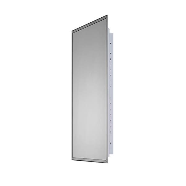 Ketcham 12" x 36" Deluxe Recessed Mounted SS Framed Medicine Cabinet - 170