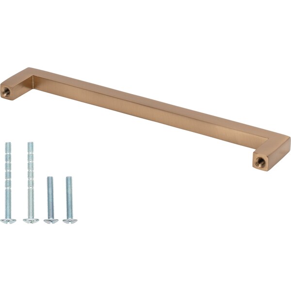 Designperfect 6-5/16'' Center-to-Center Handle Pull, Champagne Bronze/Gold, 25PK - DPA25S355CBZ