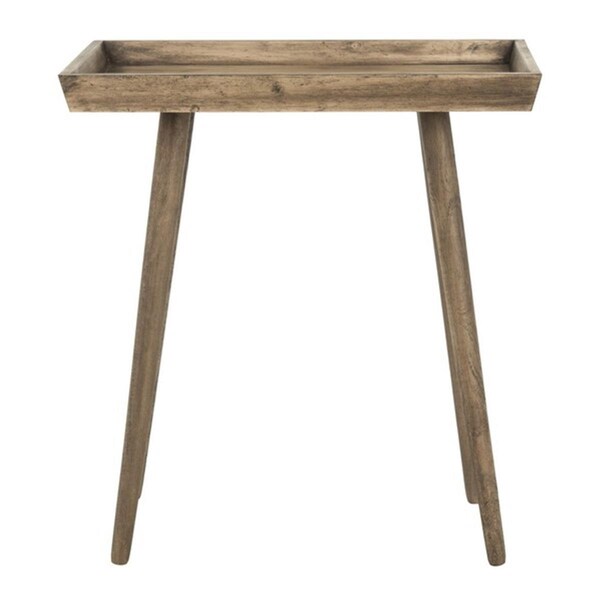 Safavieh 25.25 x 23.5 x 15.75 in. Nonie Tray Accent Table, Chocolate - ACC5701B