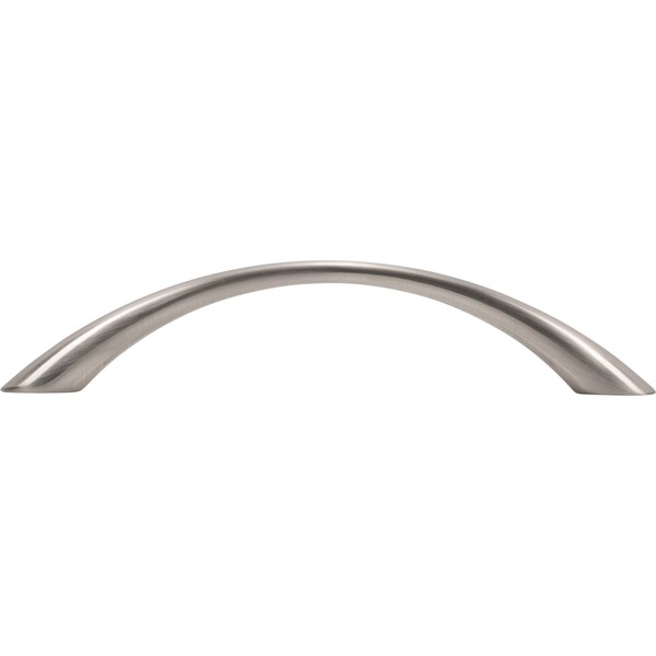 Designperfect 5-1/16'' Center-to-Center Arch Pull, Brushed Satin Nickel - DPA-H384SNB