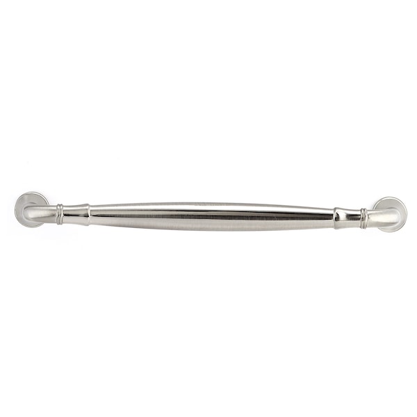 Richelieu 6-5/16 in. (160 mm) Center-to-Center Brushed Nickel Traditional Drawer Pull - BP790160195