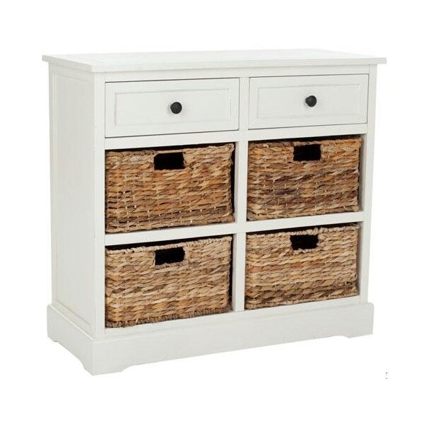 Safavieh Harry Storage Unit - Distressed Cream - AMH5702C