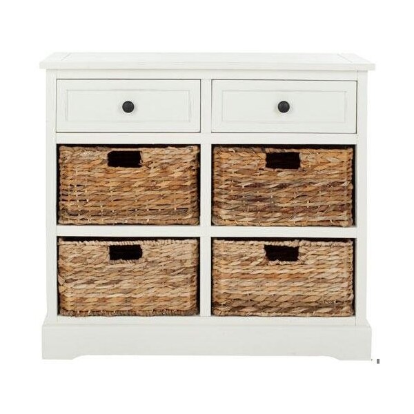 Safavieh Harry Storage Unit - Distressed Cream - AMH5702C