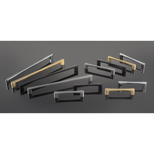 Richelieu 5 1/16 in (128 mm) Center-to-Center Chrome Contemporary Drawer Pull - BP7470128140