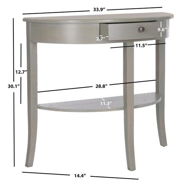 Safavieh Alex Console Table, French Grey - 30.1 x 14.4 x 33.9 in. - AMH6638A