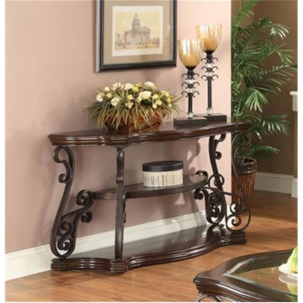 Designed To Furnish L-Occassionals-Sofa Table Dark Brown - DE721169