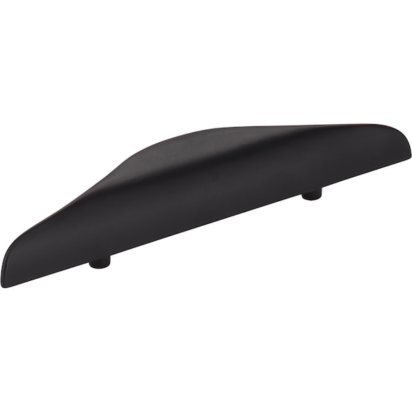Elements By Hardware Resources 3" Center-to-Center Matte Black Verona Cabinet Cup Pull - 7210