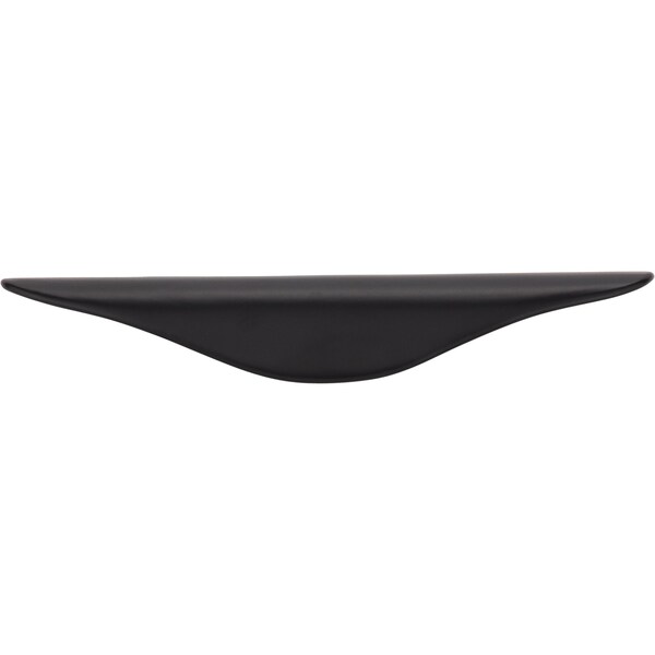 Elements By Hardware Resources 3" Center-to-Center Matte Black Verona Cabinet Cup Pull - 7210