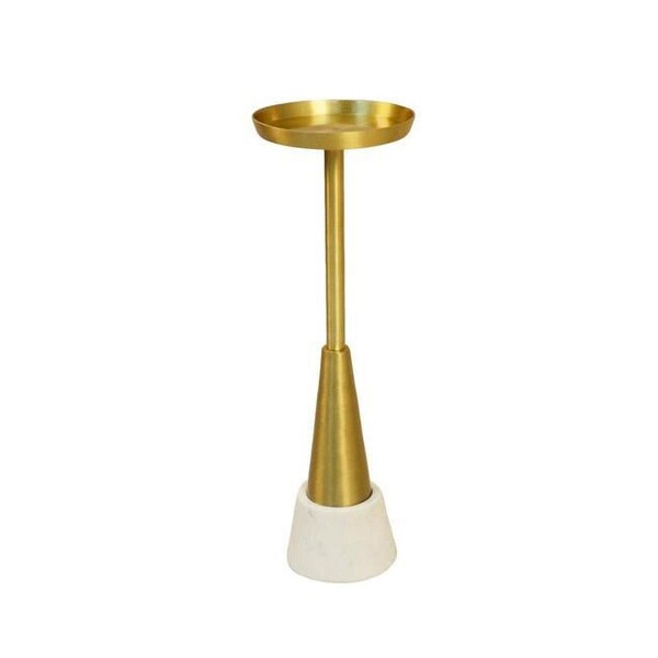 Carolina Barclay Small Drink Table, Gold - CC-824WM-GLD