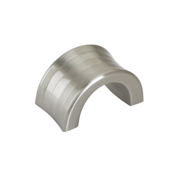 Amerock Concentric 1-1/4 in 32 mm Center-to-Center Satin Nickel Cabinet Finger Pull - BP36811G10