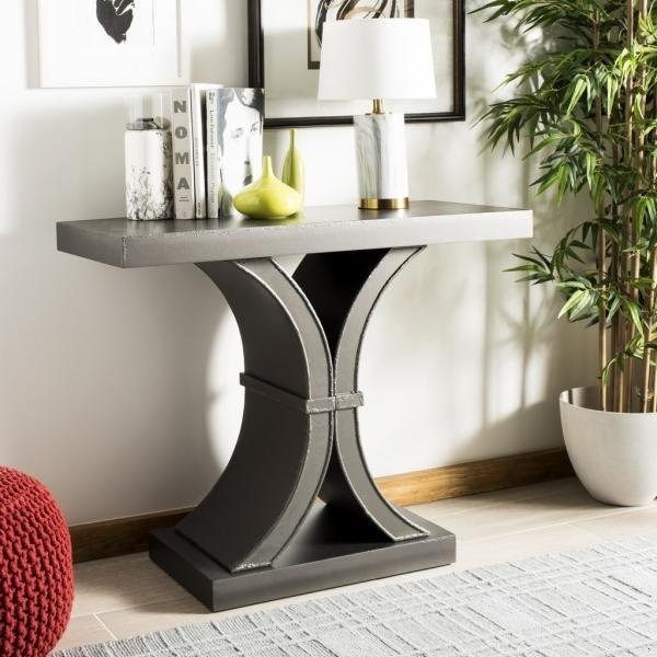 Safavieh Dryden Console, Distressed Black - AMH1509A