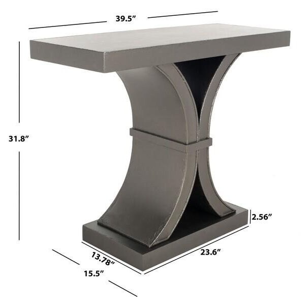 Safavieh Dryden Console, Distressed Black - AMH1509A