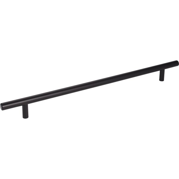 Elements By Hardware Resources 288 mm Center-to-Center Matte Black Naples Cabinet Bar Pull - 368MB