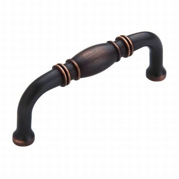 Amerock BP53013ORB-25PACK Pack of 25 3" (76 mm) CTC Granby Cab Pull ORB - BP53013ORB-25PACK