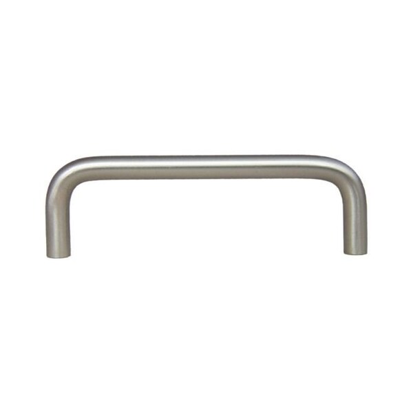 Crown 4" Wire Cabinet Pull with 3-3/4" Center to Center Satin Nickel Finish - CHP396SN