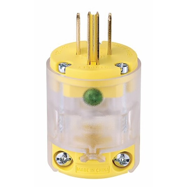 Eaton Wiring Devices PLUG BLD STRT LED YEL 15A 125V - 515PLT-F-L/