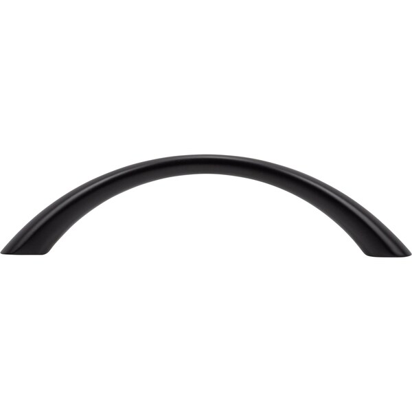 Designperfect 3-3/4'' Center-to-Center Arch Pull, Matte/Flat Black, 25PK - DPA25H383BLK