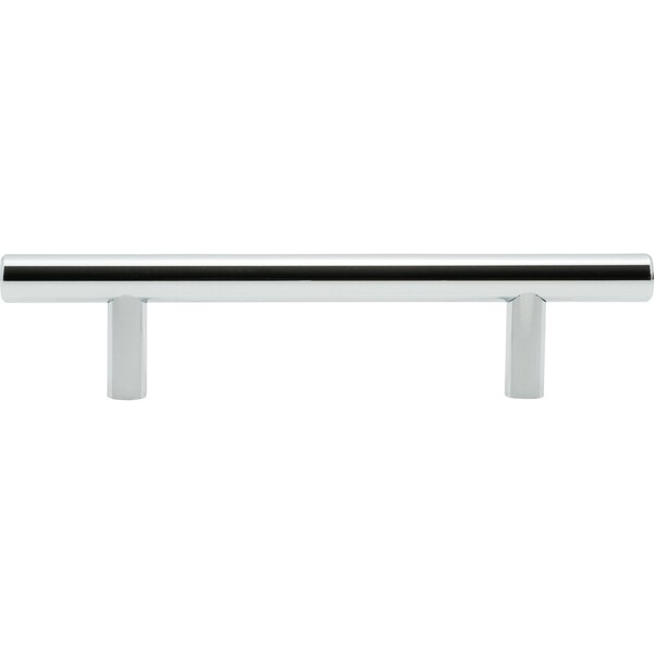 Designperfect 3-3/4'' Center-to-Center Cabinet Bar Pull, Polished Chrome, 25PK - DPA25T203PC