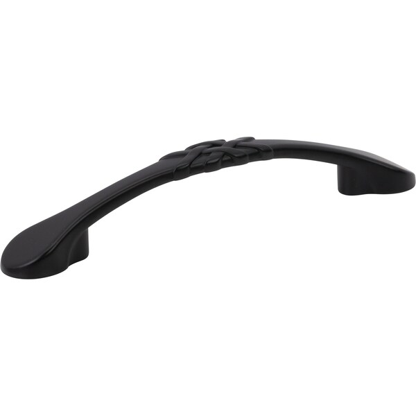 Designperfect 3-3/4'' Center-to-Center Arch Pull, Matte/Flat Black - DPA-L663BLK