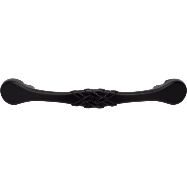 Designperfect 3-3/4'' Center-to-Center Arch Pull, Matte/Flat Black - DPA-L663BLK