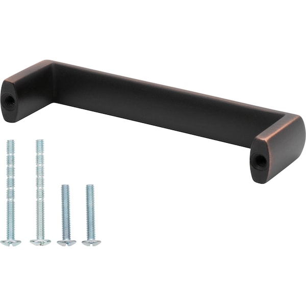 Designperfect 3-3/4'' Center-to-Center Handle Pull, Brushed Oil Rubbed Bronze, 25PK - DPA25S443ORB
