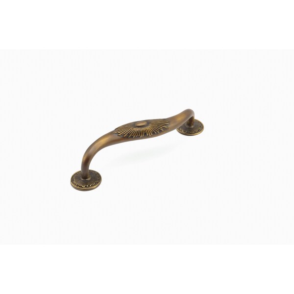 Schaub 5in Center to Center Sunburst Cabinet Pull Estate Dover Finish - 975S-ED