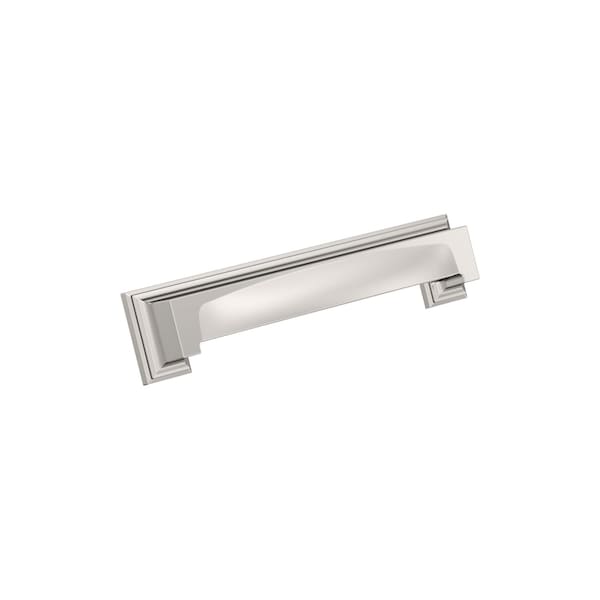 Amerock Appoint 5-1/16 in or 6-5/16 in 128mm or 160mm Center-to-Center Polished Nickel Cabinet Cup Pull - BP36763PN