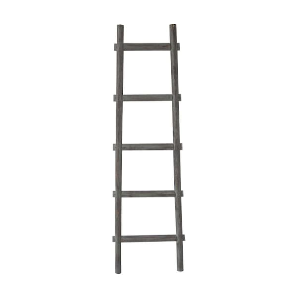 Campanas Y Silbatos 60 in. Decorative Wooden Ladder - CA1860633